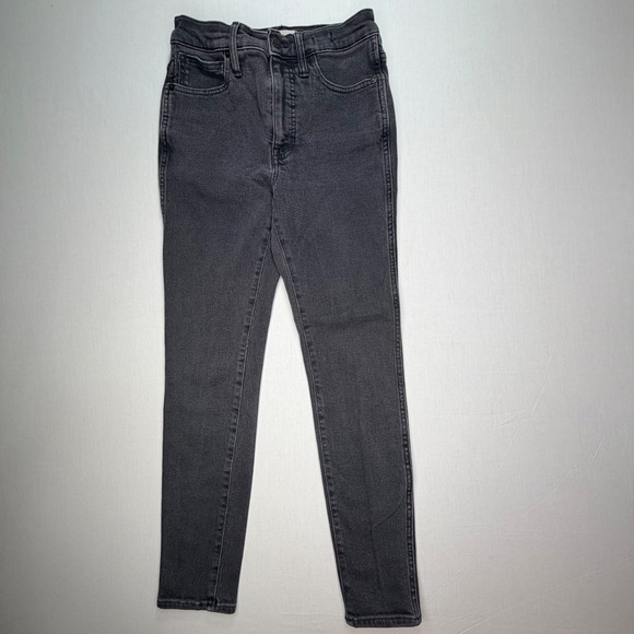 Madewell High Rise Skinny Jeans Womens‎ Size 27 Dark Wash Denim - Picture 2 of 7